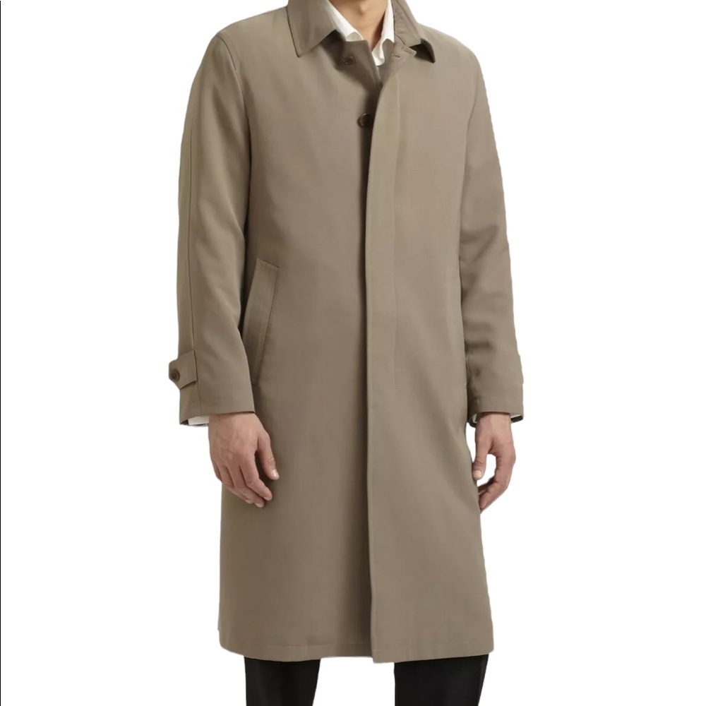 Men's Classic Beige Trench Coat